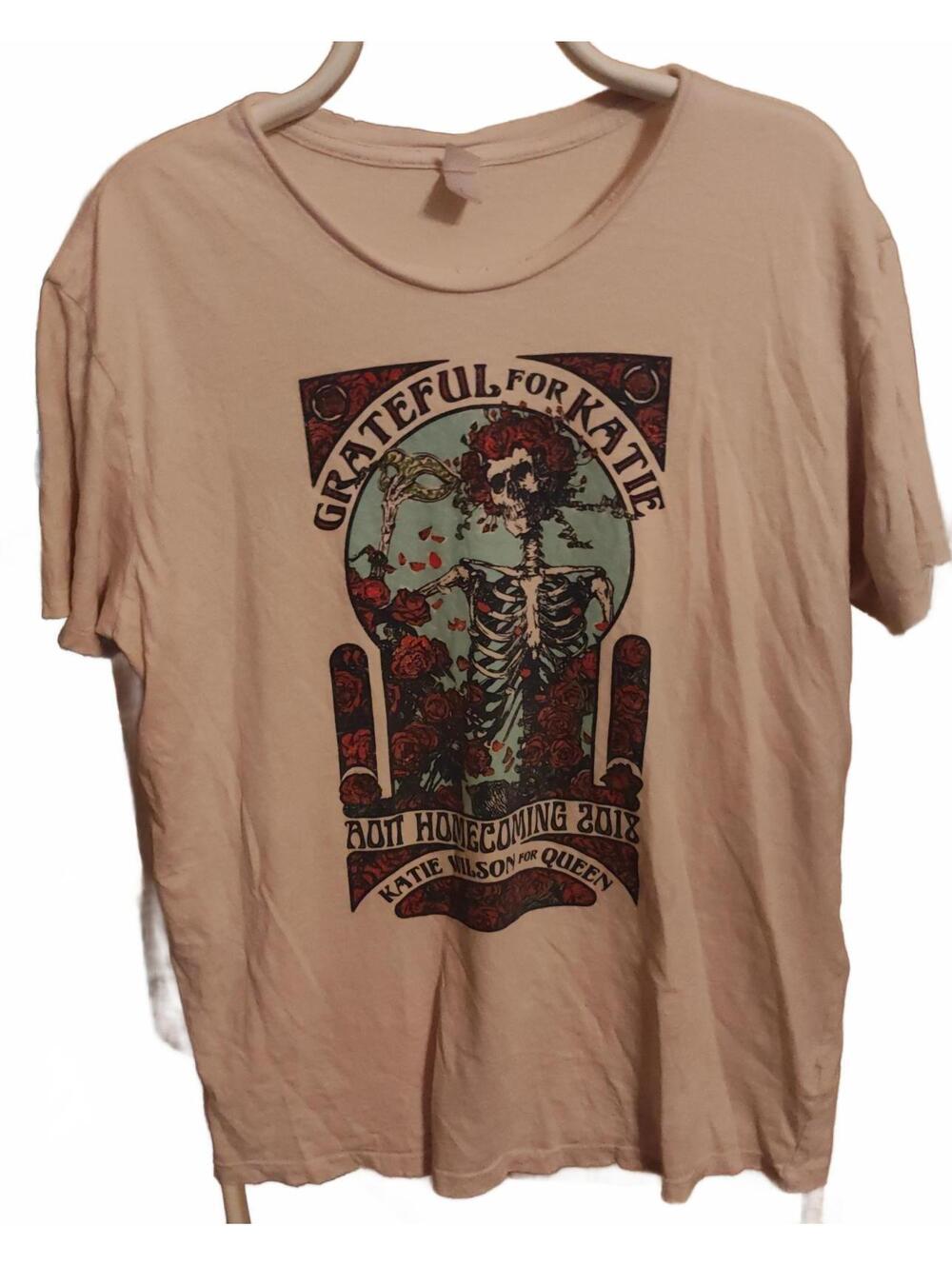 VTG Grateful Dead parody Tee -grateful for Katie at homecoming L